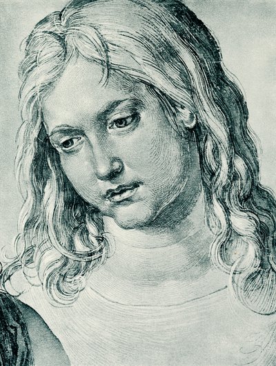 Hlava dvanáctiletého chlapce Ježíše od Albrecht Dürer