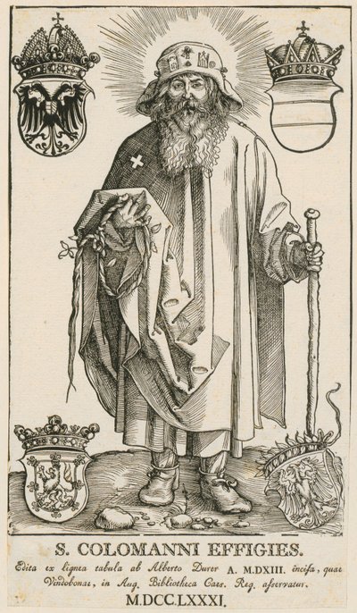 Svatá rodina se dvěma hrajícími andělskými chlapci od Albrecht Dürer
