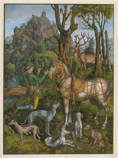 Svatý Eustachius od Albrecht Dürer