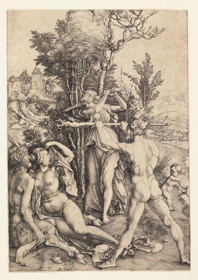 Herkules na rozcestí ( Účinky žárlivosti ) od Albrecht Dürer