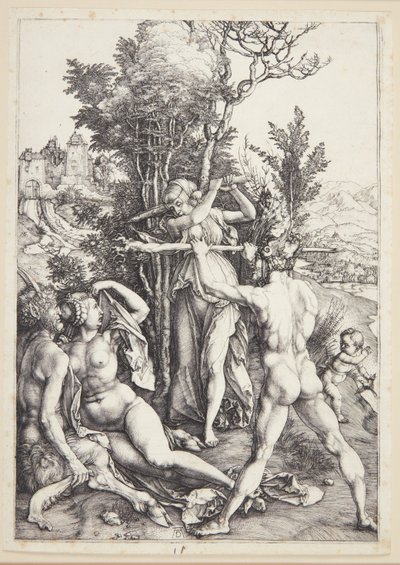 Herkules na křižovatce od Albrecht Dürer