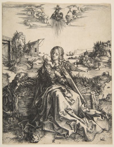 Svatá rodina s vážkou, ca. 1495. od Albrecht Dürer