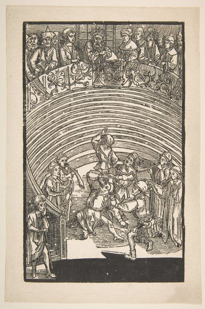 Ilustrace z The Comedie of Terence, dotisk z 19. století.n.d. od Albrecht Dürer