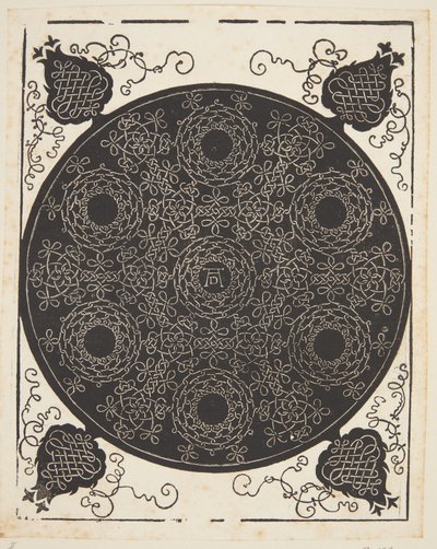 Vzor prokládané šňůry se sedmi věnci od Albrecht Dürer