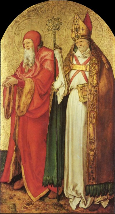 Jabachův oltář: Svatí Simeon a Lazar od Albrecht Dürer