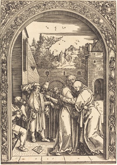 Joachim a Anna u Zlaté brány od Albrecht Dürer