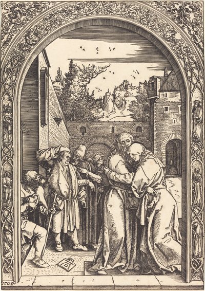Joachim a Anna u Zlaté brány od Albrecht Dürer