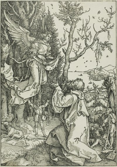Joachim a anděl ze Života Panny od Albrecht Dürer