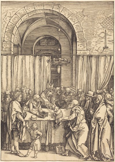 Jáchymova oběť odmítnuta od Albrecht Dürer