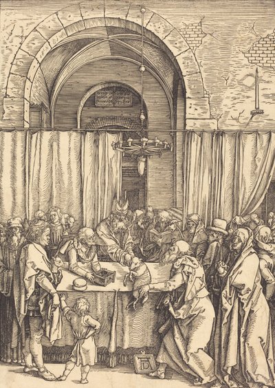 Joachimova nabídka odmítnuta, c. 15041505. od Albrecht Dürer