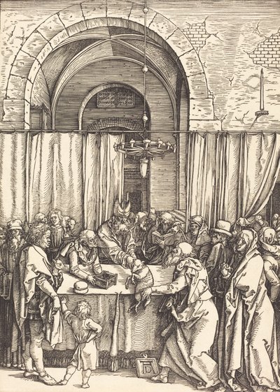 Joachimova nabídka odmítnuta, c. 15041505. od Albrecht Dürer