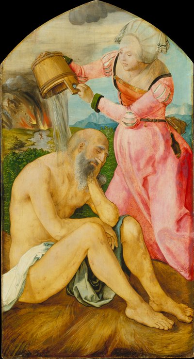 Jób na hnojišti od Albrecht Dürer