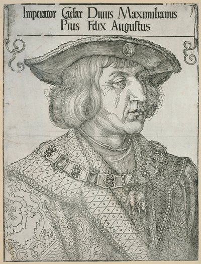 Císař Maxmilián I. od Albrecht Dürer