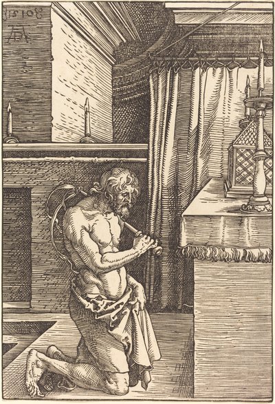 Král David činí pokání od Albrecht Dürer
