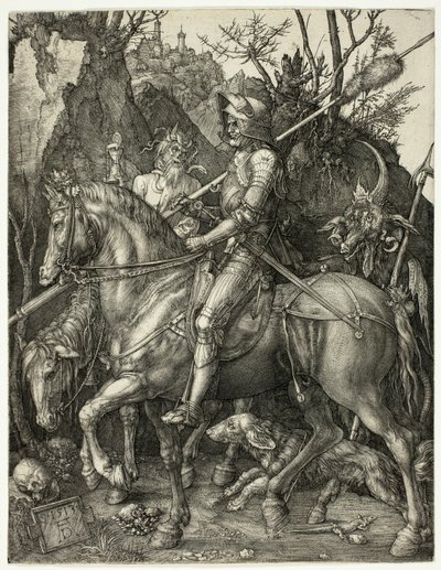 Rytíř, Smrt a Ďábel od Albrecht Dürer