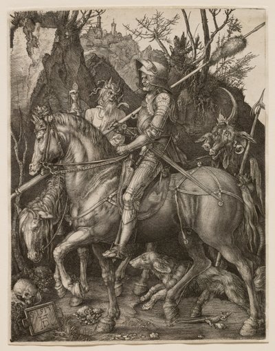 Rytíř, Smrt a ďábel od Albrecht Dürer