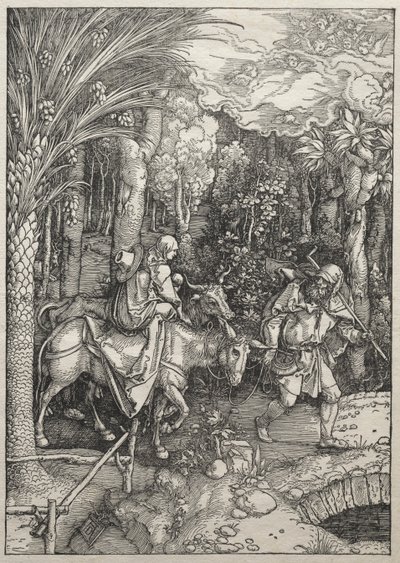 Život Panny: Útěk do Egypta od Albrecht Dürer