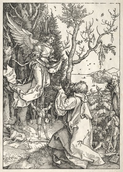 Život Panny: Joachim a anděl od Albrecht Dürer
