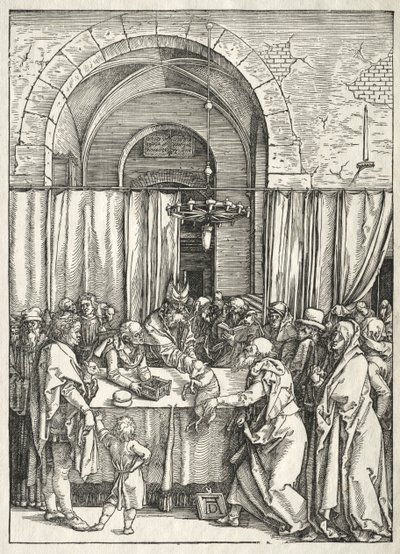 Život Panny: Odmítnutí Joachimovy oběti od Albrecht Dürer