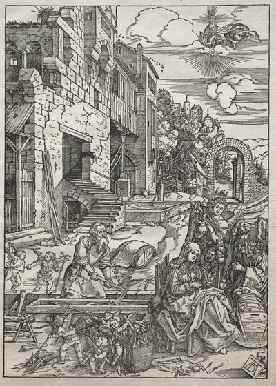 Život Panny: Odpočinek v Egyptě od Albrecht Dürer