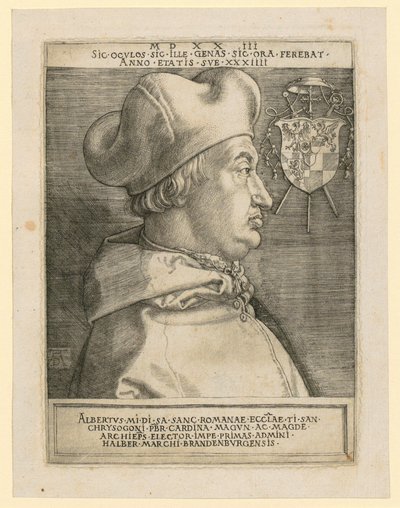 Lví erb s kohoutem od Albrecht Dürer