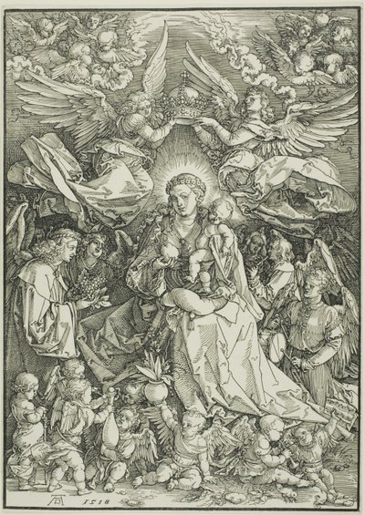 Madonna Královna andělů od Albrecht Dürer