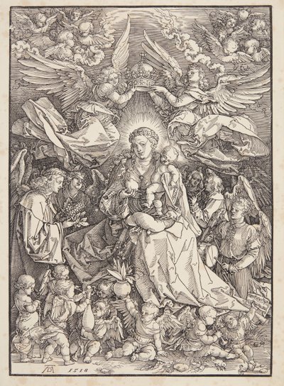 Madonna Královna andělů od Albrecht Dürer