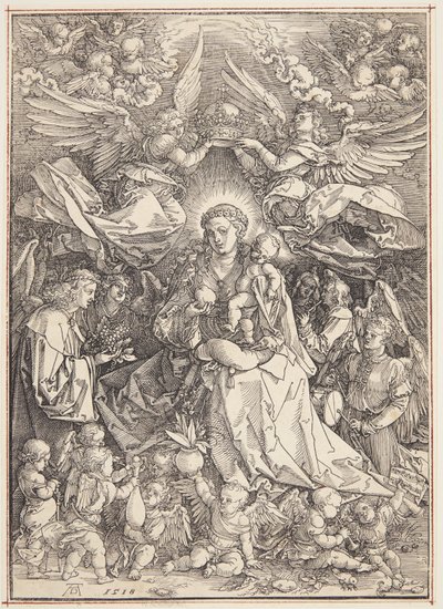 Madonna Královna andělů od Albrecht Dürer