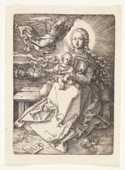 Madona korunovaná andělem od Albrecht Dürer