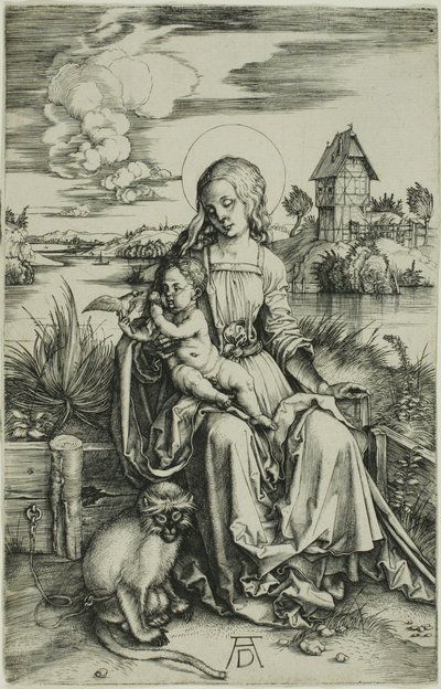 Madonna s opicí od Albrecht Dürer