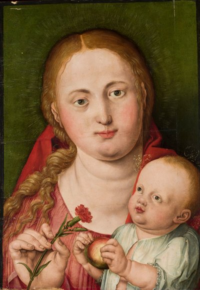 Madona s Ježíškem a hřebíčkem od Albrecht Dürer