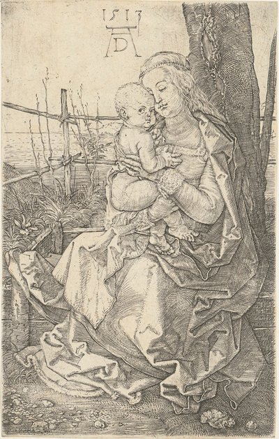 Marie s dítětem u stromu od Albrecht Dürer