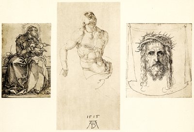 Maria na travnatém břehu od Albrecht Dürer