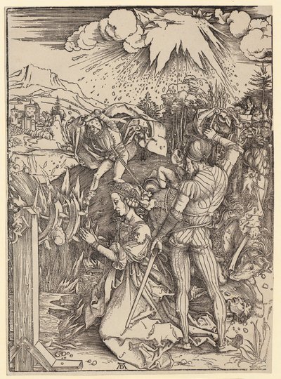 Mučednictví svaté Kateřiny od Albrecht Dürer