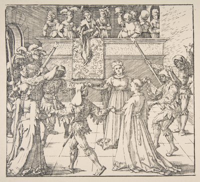Maškarní tanec s pochodněmi, 1922. od Albrecht Dürer