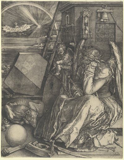 Melankolie I od Albrecht Dürer