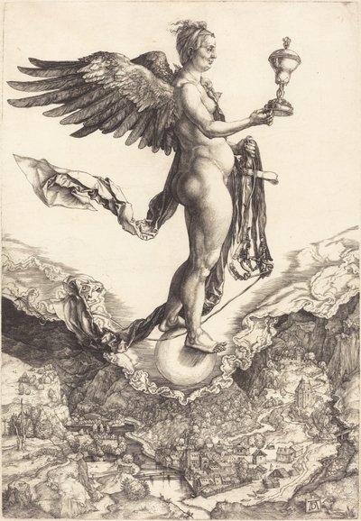 Nemesis (The Great Fortune) od Albrecht Dürer