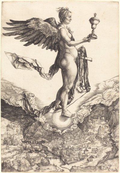 Nemesis (The Great Fortune) od Albrecht Dürer