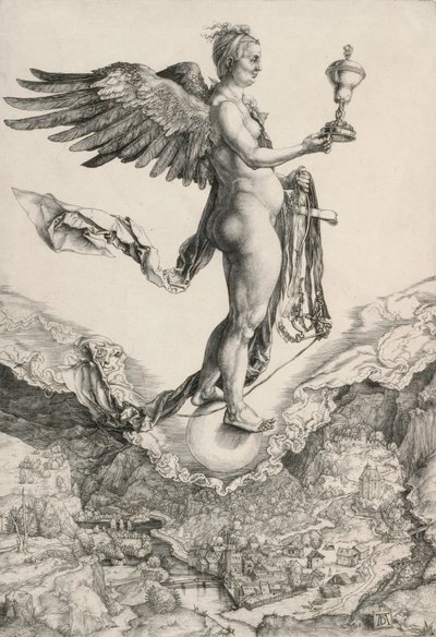 Nemesis (Velká štěstěna) od Albrecht Dürer