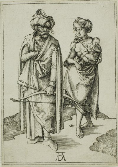 Orientální rodina od Albrecht Dürer