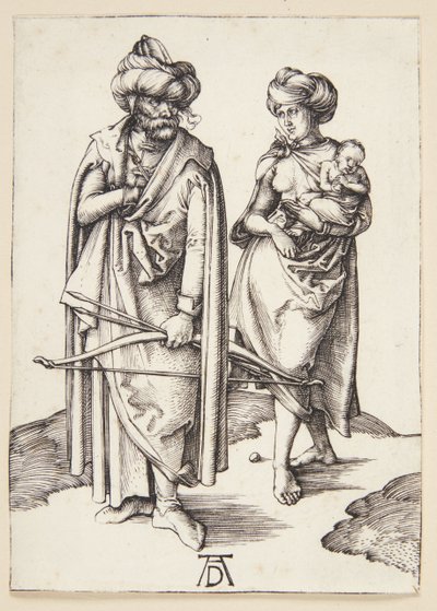Orientální rodina od Albrecht Dürer