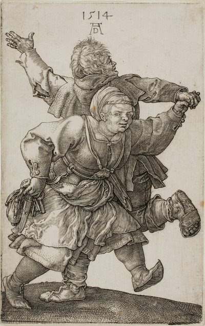 Rolnický párový tanec od Albrecht Dürer