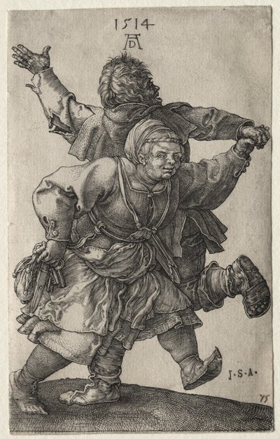 Tančící selský pár od Albrecht Dürer