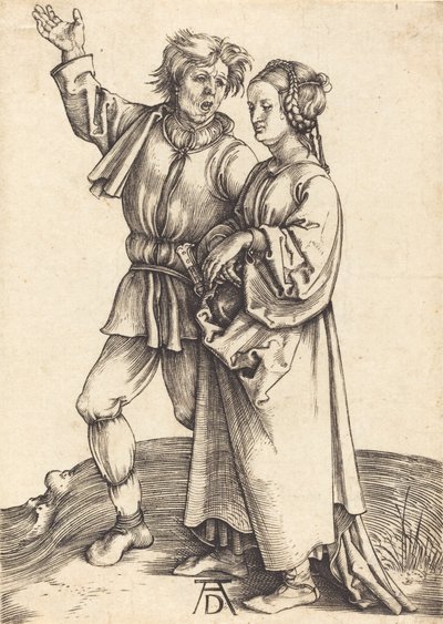 Rolník a jeho žena, c. 14971498. od Albrecht Dürer