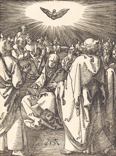Letnice, pravděpodobně c. 15091510. od Albrecht Dürer