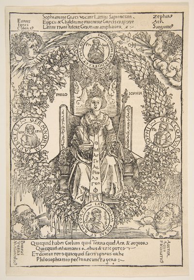 Filosofie.n.d. od Albrecht Dürer