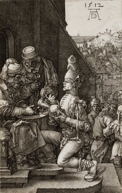 Pilát si myje ruce z Umučení, 1512 od Albrecht Dürer