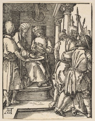 Pilát si myje ruce, z The Small Passion, ca. 1509. od Albrecht Dürer