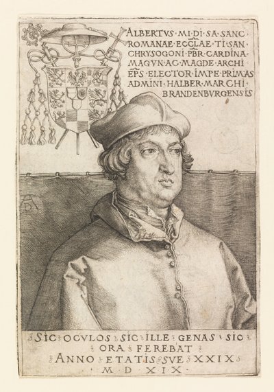Portrét Alberta Mohučského od Albrecht Dürer