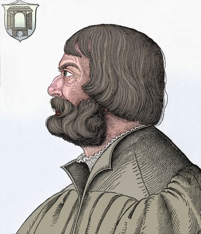 Portrét Albrechta Durera, 1527, 1906 od Albrecht Dürer